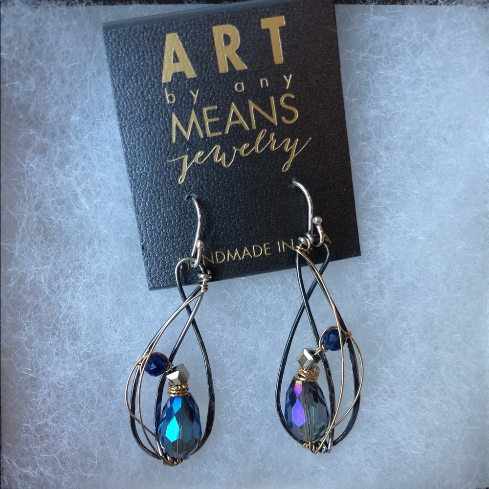 NEW handmade crystal earrings!